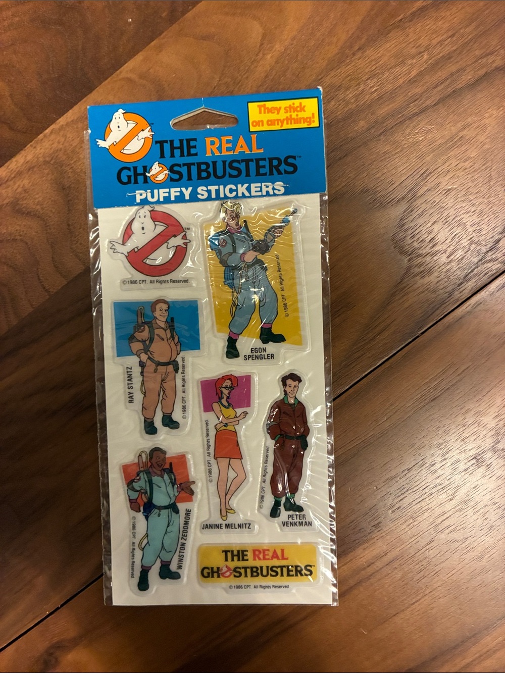 Vintage ghost busters puffy stickers